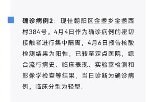 北京新增1例确诊的简单介绍