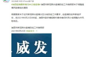 【绵阳一地调整为中风险地区/绵阳是否中风险】