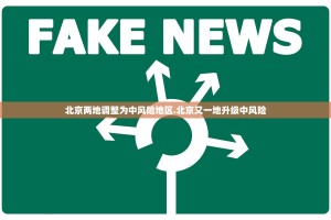 北京两地调整为中风险地区.北京又一地升级中风险
