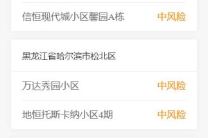 “今日中高风险地区查询” 今日中高风险区名单？
