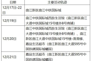 吉林市公布新增病例行动轨迹,吉林市最新病例行踪