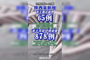 陕西疫情最新新增病例︰(陕西疫情最新消息新增一例本土)