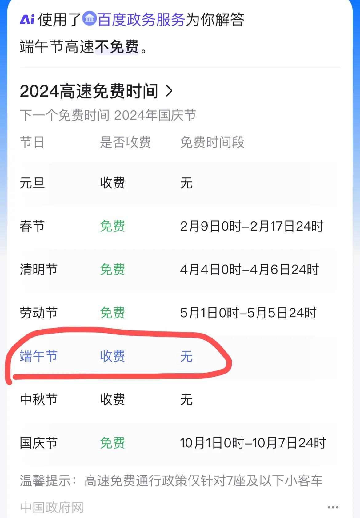 端午节高速免费时间表2024,端午节高速免费时间表2026-第1张图片