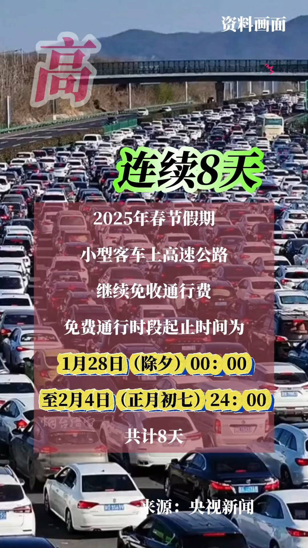 2024春节高速免费持续9天,2022春节高速免费最新通知-第2张图片