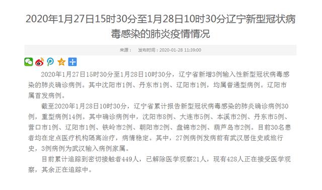 【辽宁新增无症状27例/辽宁新增本土无症状8例】-第1张图片