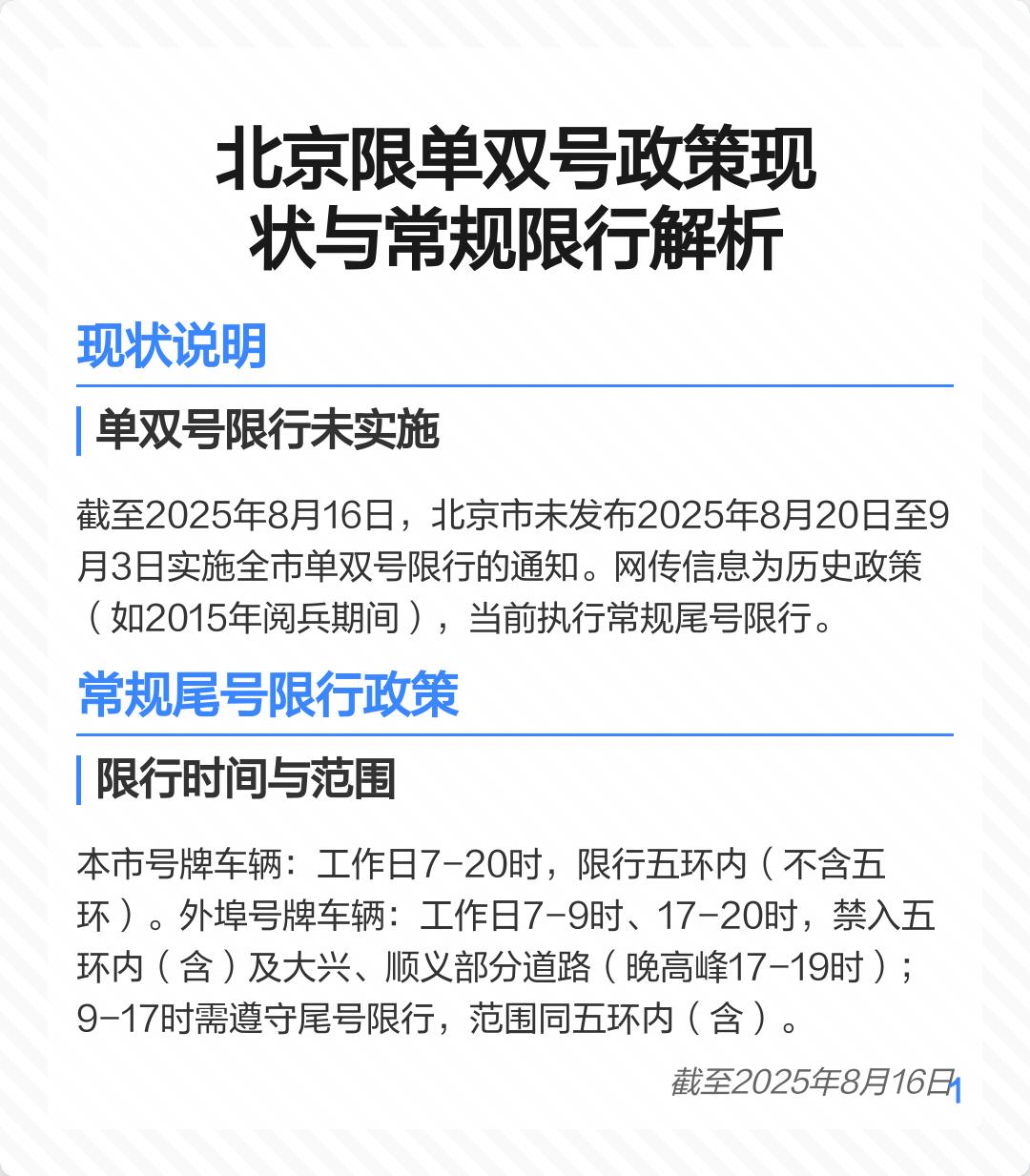 北京尾号限行查询-车辆限行号查询-第1张图片
