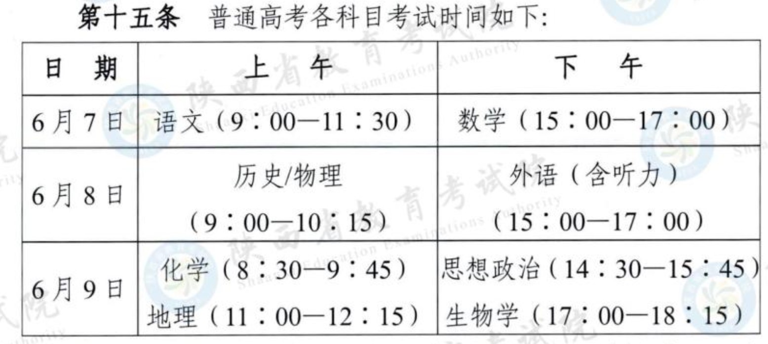 “今年高考一共考几天” 今年高考考几天结束？-第1张图片
